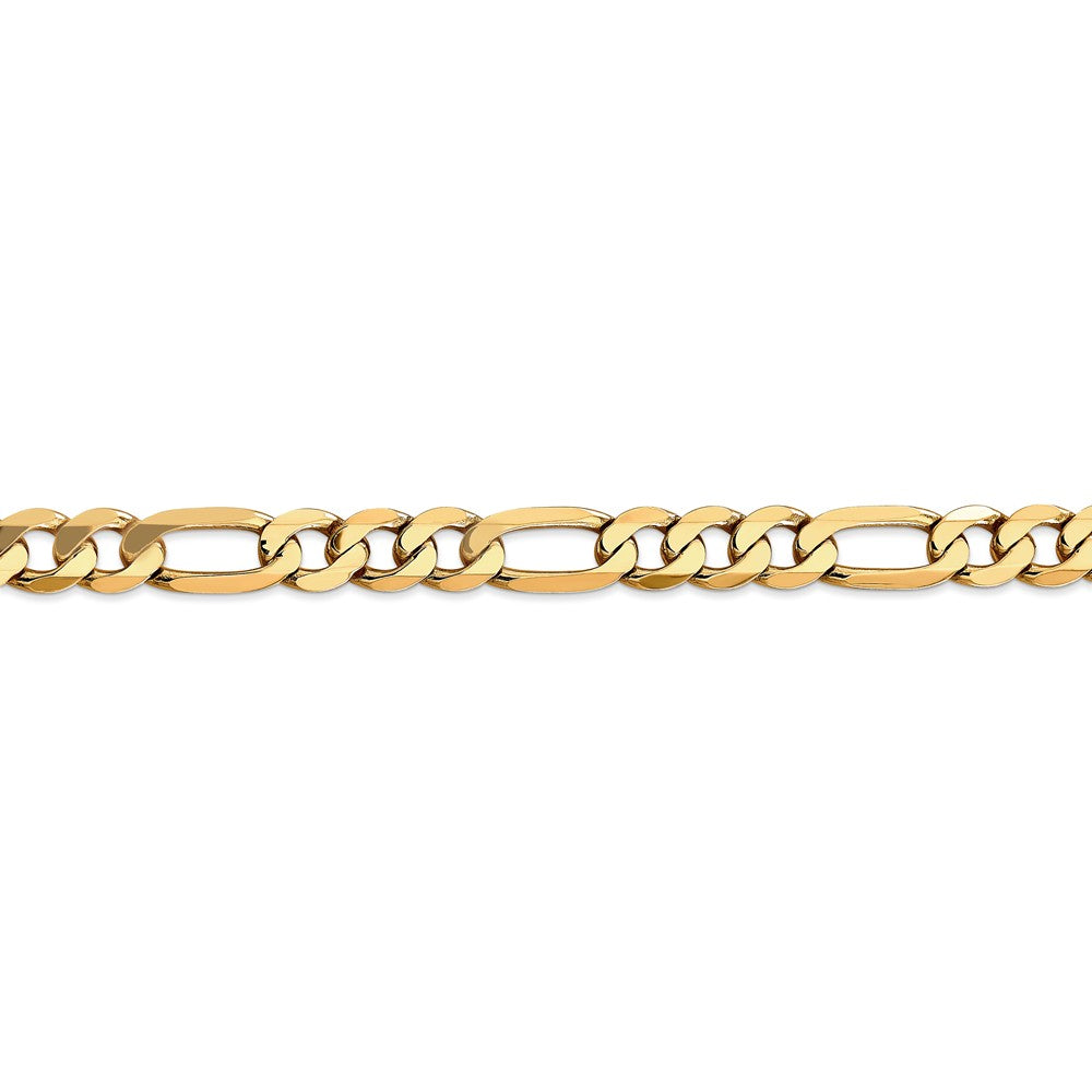 FJC Finejewelers 24 Inch 14k 7.5mm Flat Figaro Chain Necklace