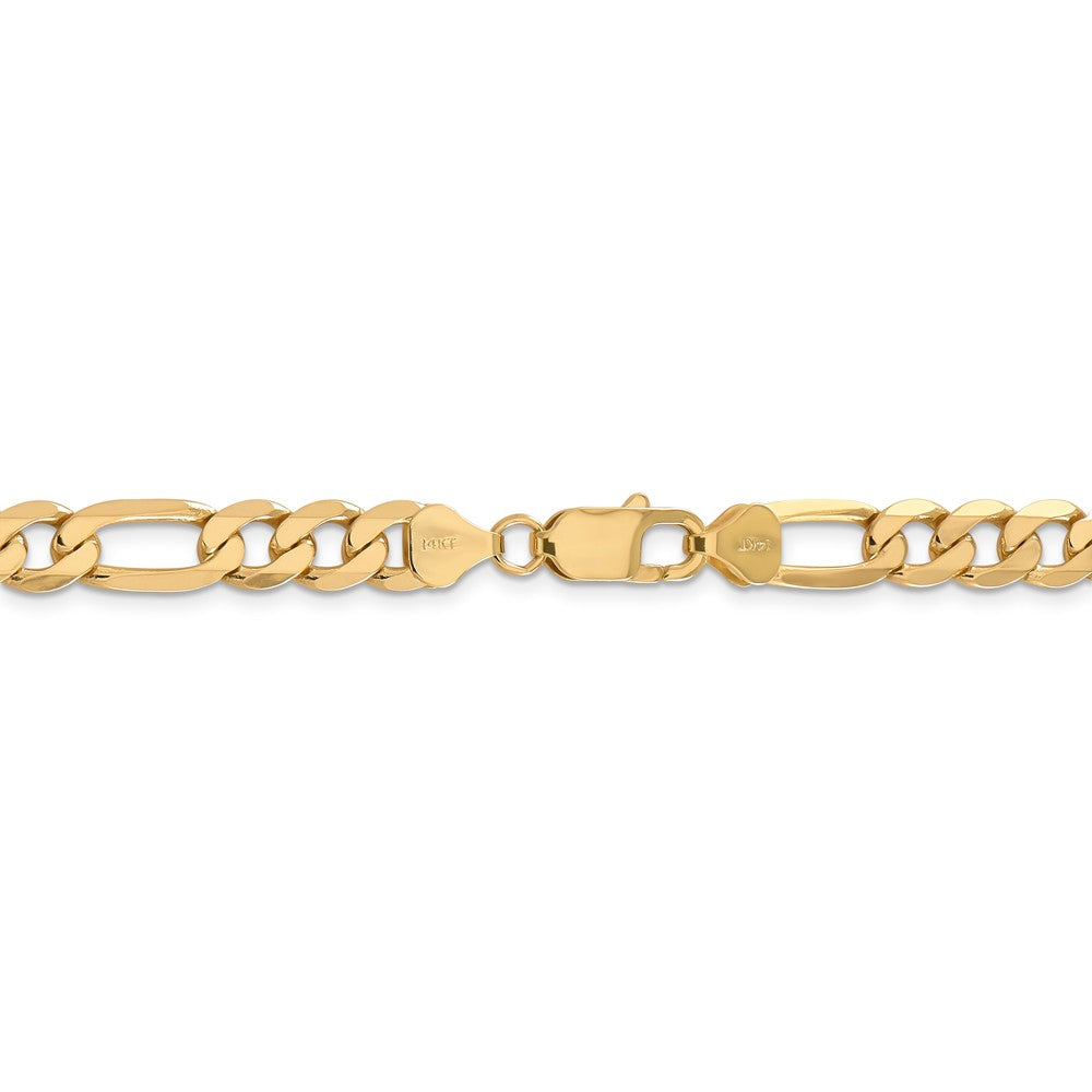 FJC Finejewelers 24 Inch 14k 7.5mm Flat Figaro Chain Necklace