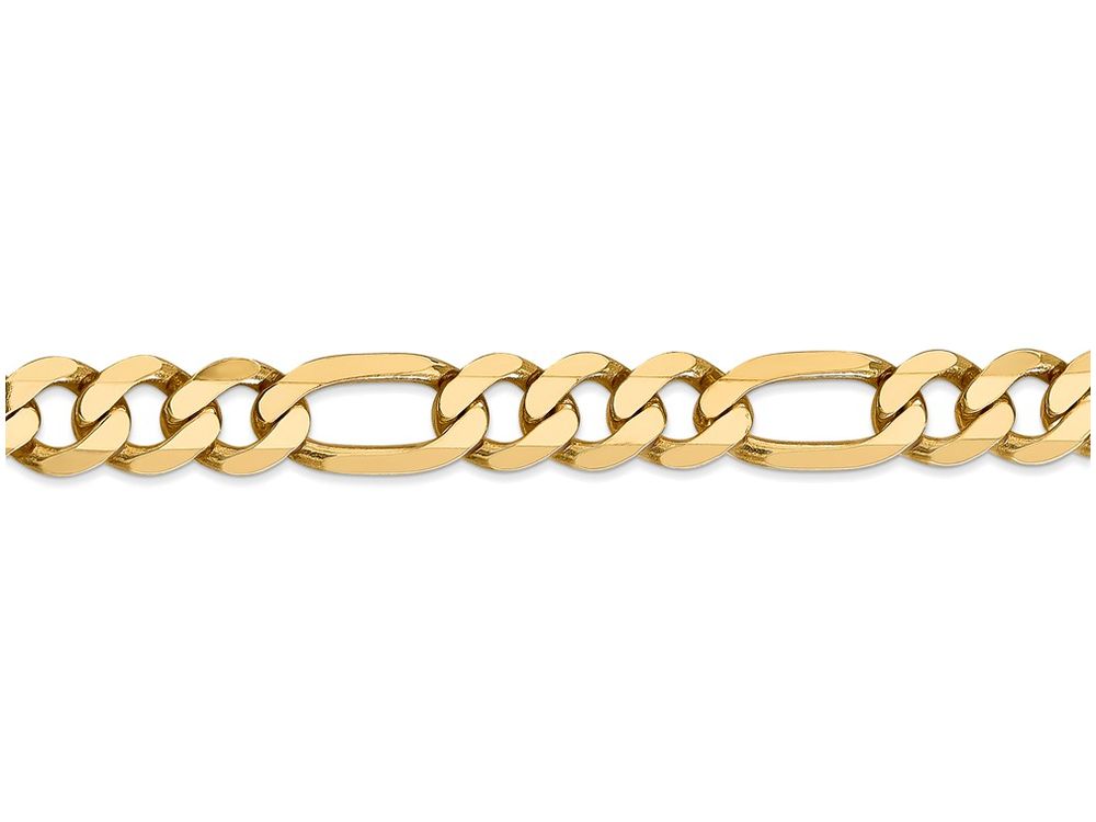 FJC Finejewelers 8 Inch 14k Yellow Gold 8.75mm Flat Figaro Chain Bracelet