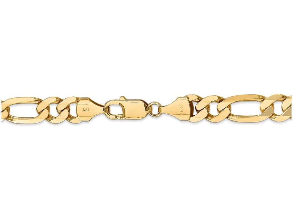 FJC Finejewelers 8 Inch 14k Yellow Gold 8.75mm Flat Figaro Chain Bracelet