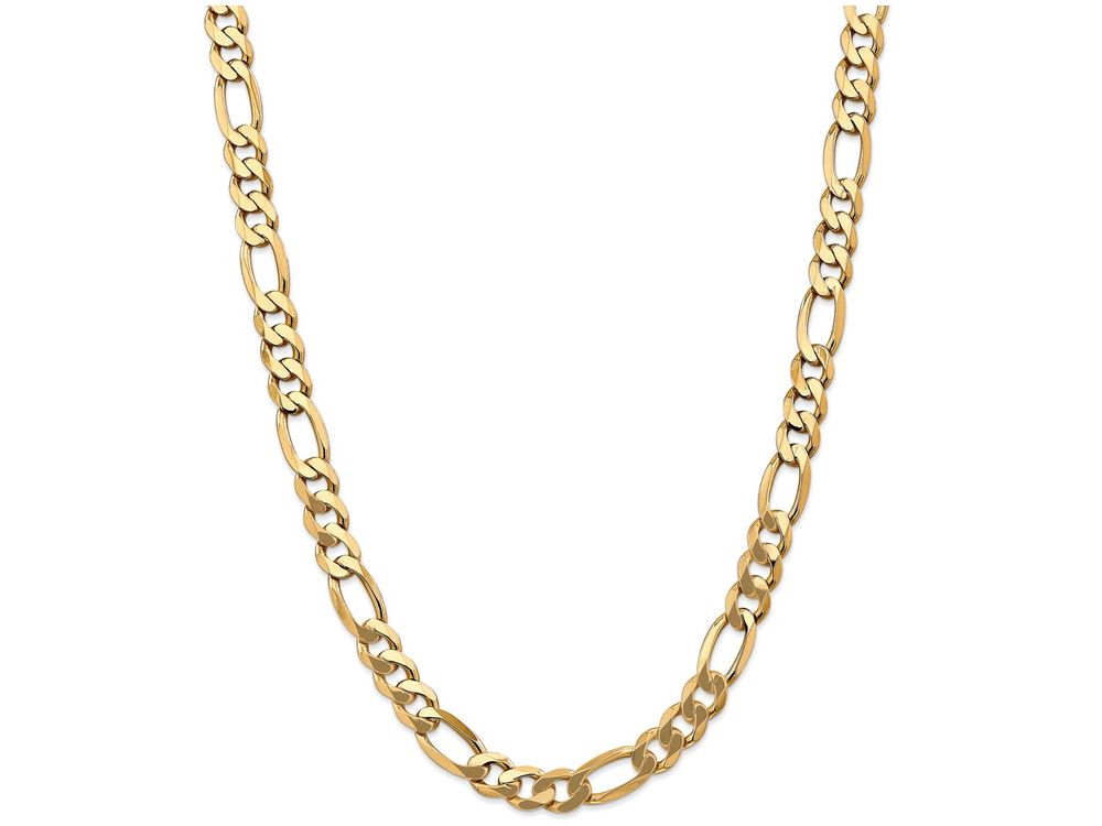 FJC Finejewelers 8 Inch 14k Yellow Gold 8.75mm Flat Figaro Chain Bracelet