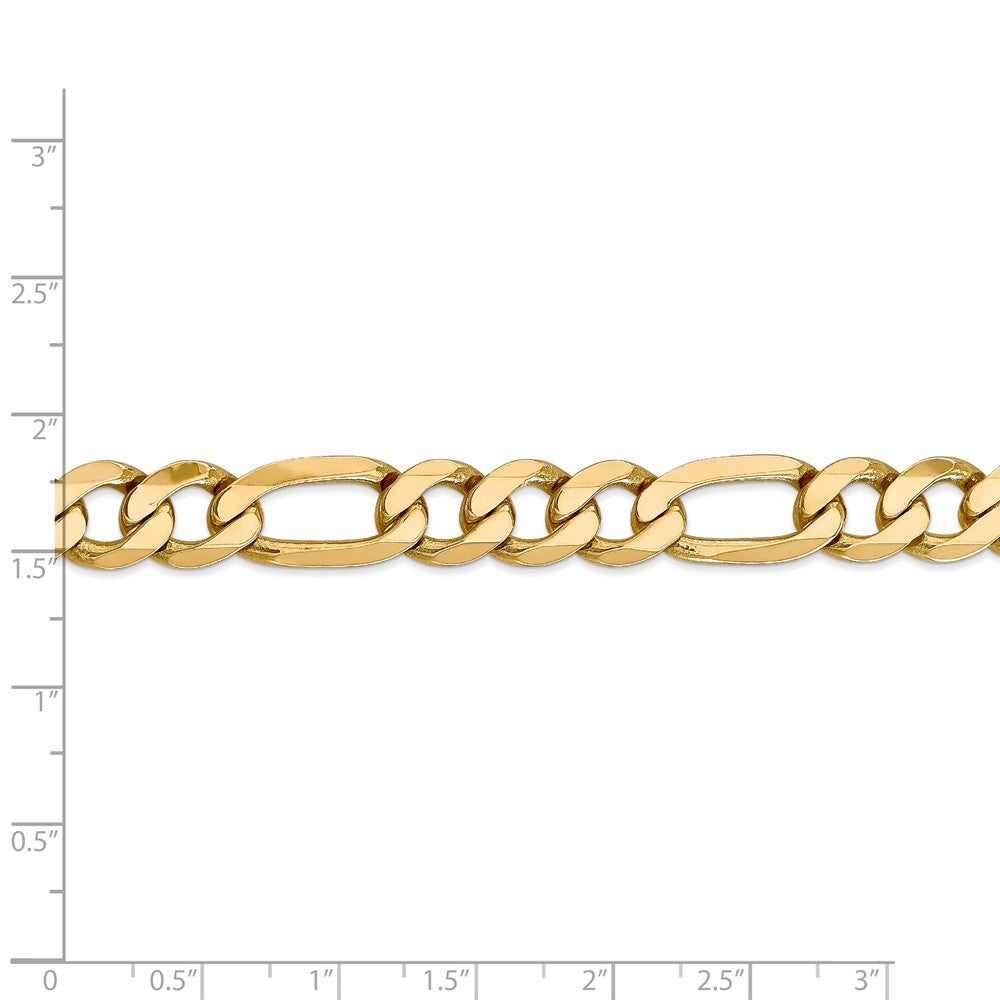 FJC Finejewelers 22 Inch 14k 10mm Flat Figaro Chain Necklace