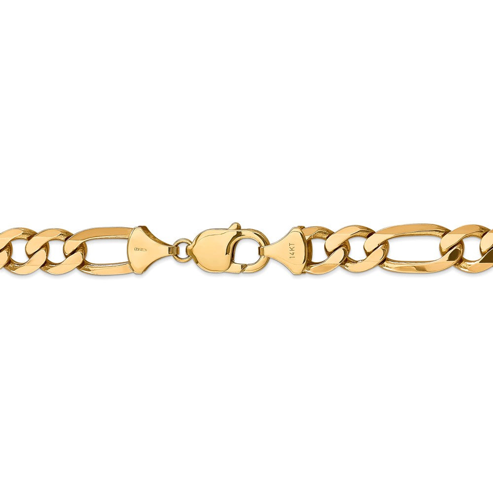 FJC Finejewelers 24 Inch 14k 10mm Flat Figaro Chain Necklace