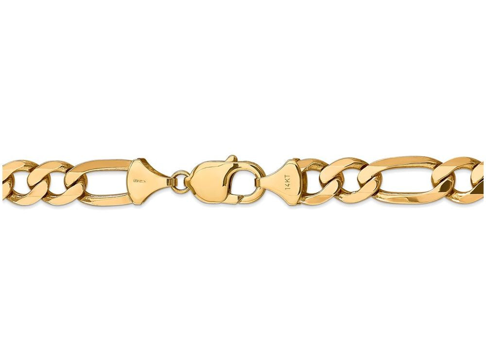 FJC Finejewelers 8 Inch 14k Yellow Gold 10mm Flat Figaro Chain Bracelet