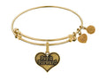 Brass With Yellow Pay It Forward Charm For Angelica Collection Bangle