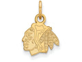 Sterling Silver Gp Nhl Logoart Chicago Blackhawks Extra Small Pendant