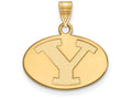Logoart Sterling Silver Gp Brigham Young University Small Pendant