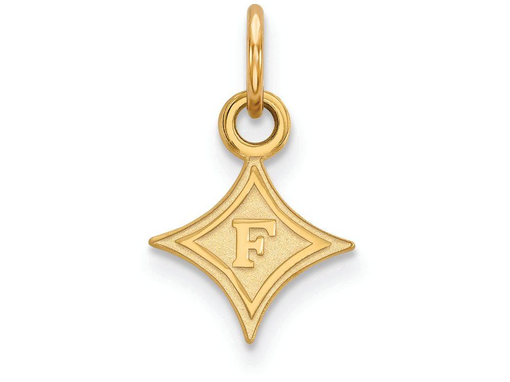 Logoart Sterling Silver Gp Furman University Extra Small Pendant