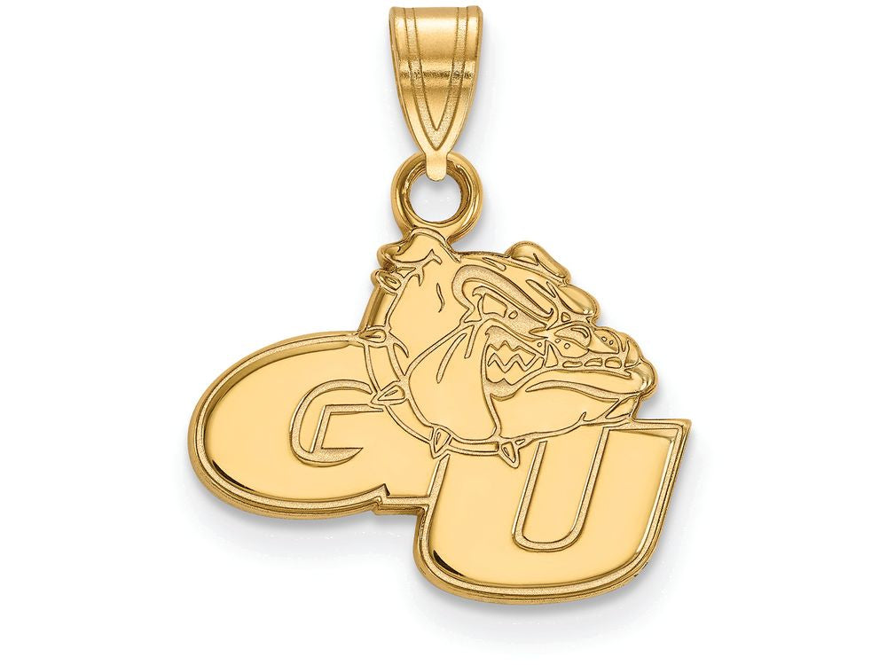 Logoart Sterling Silver Gp Gonzaga University Small Pendant