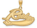 Logoart Sterling Silver Gp Mt Union College Large Pendant
