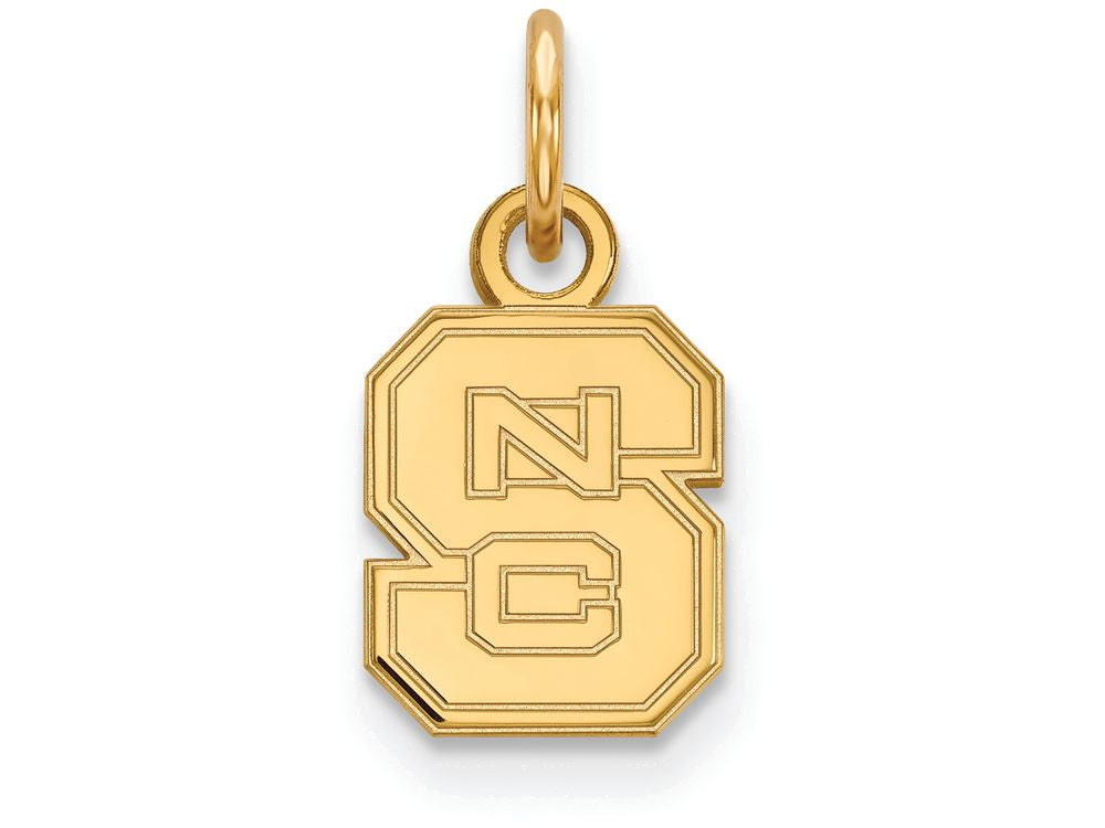 Logoart Sterling Silver Gp North Carolina State University Extra Small Pendant