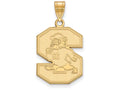 Logoart Sterling Silver Gp South Carolina State University Large Pendant