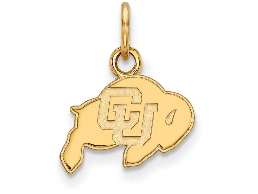 Logoart Sterling Silver Gp University Of Colorado Extra Small Pendant