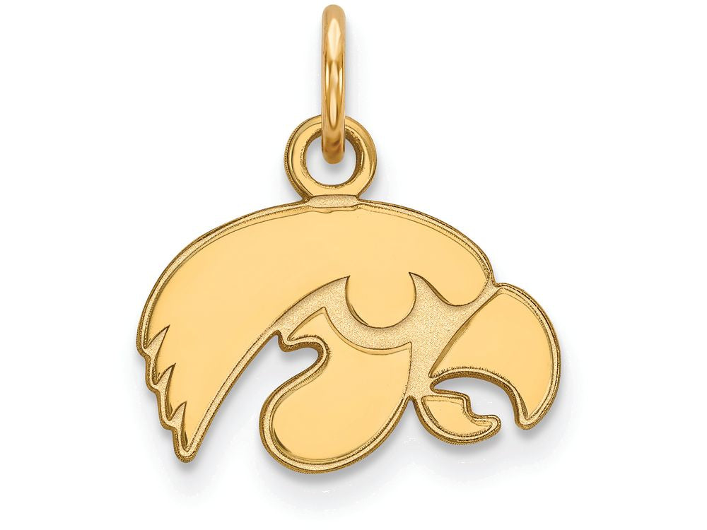 Logoart Sterling Silver Gp University Of Iowa Extra Small Pendant