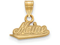 Logoart Sterling Silver Gp University Of Maine Small Pendant