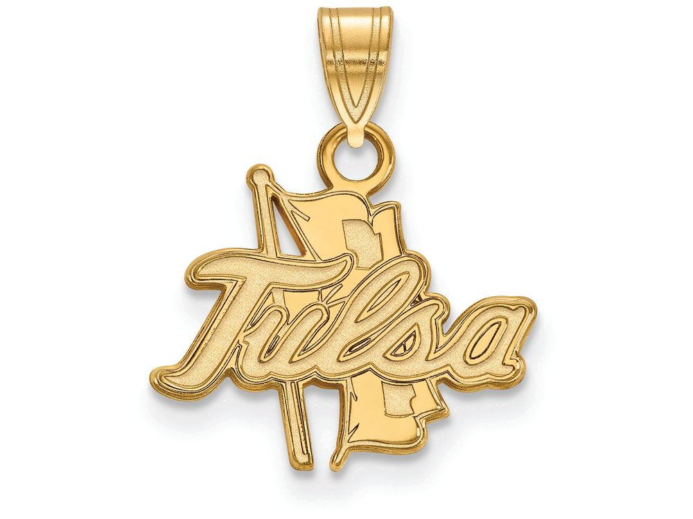 Logoart Sterling Silver Gp The University Of Tulsa Small Pendant