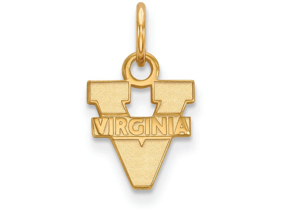 Logoart Sterling Silver Gp University Of Virginia Extra Small Pendant
