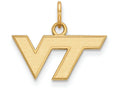 Logoart Sterling Silver Gp Virginia Tech Extra Small Pendant