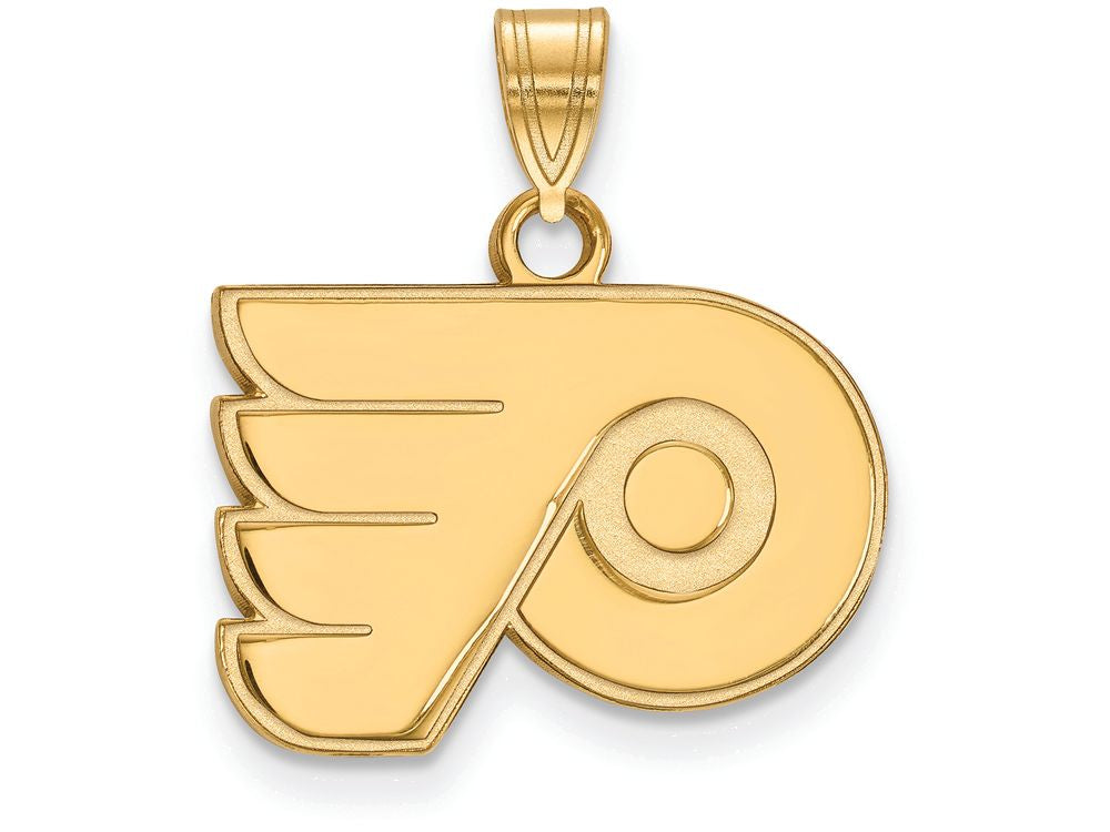 Sterling Silver Gp Nhl Logoart Philadelphia Flyers Small Pendant