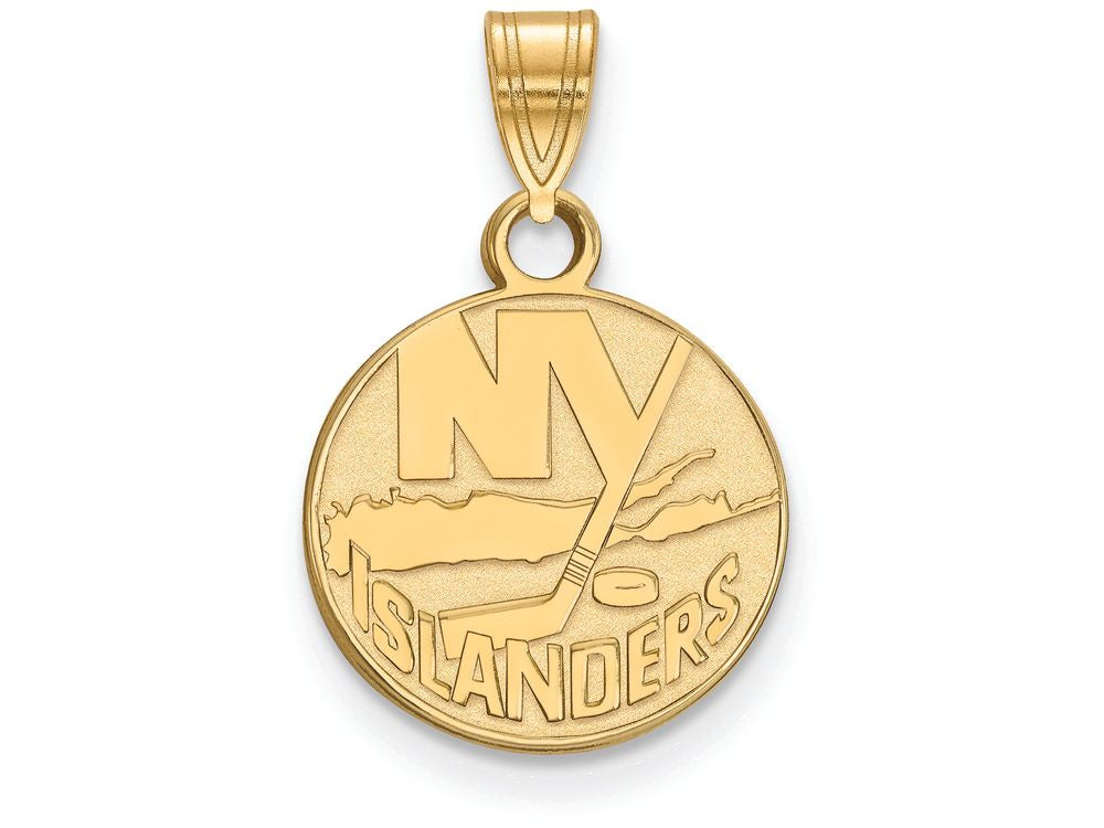 Sterling Silver Gp Nhl Logoart New York Islanders Small Pendant