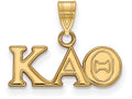 Logoart Sterling Silver Gp Kappa Alpha Theta Small Pendant