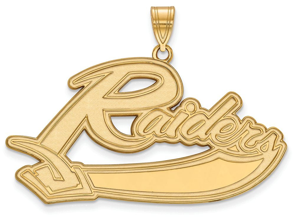Logoart Sterling Silver Gp Mt Union College Extra Large  Pendant