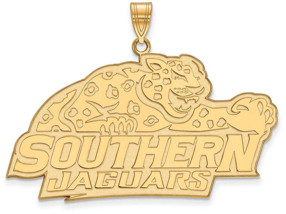 Logoart Sterling Silver Gp Southern University Extra Large  Pendant