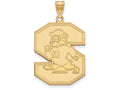 Logoart Sterling Silver Gp South Carolina State University Extra Large  Pendant