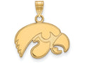 Logoart Sterling Silver Gp University Of Iowa Small Pendant