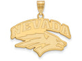 Logoart Sterling Silver Gp University Of Nevada Large Pendant