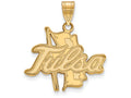 Logoart Sterling Silver Gp The University Of Tulsa Large Pendant
