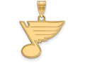 Sterling Silver Gp Nhl Logoart St. Louis Blues Medium Pendant