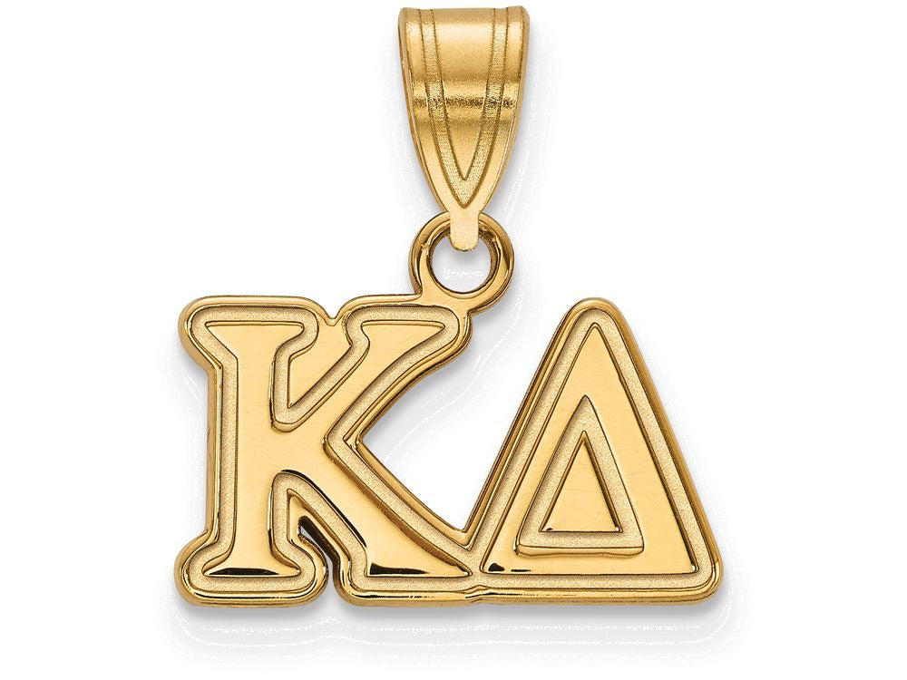 Logoart Sterling Silver Gp Kappa Delta Medium Pendant
