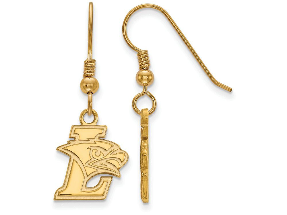 Logoart Sterling Silver Gp Lehigh University Small Dangle Earrings Wire