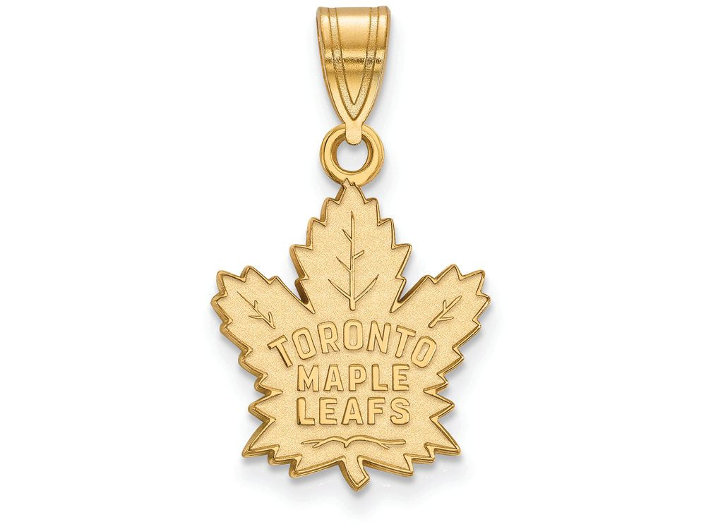 Sterling Silver Gp Nhl Logoart Toronto Maple Leafs Medium Pendant