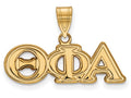 Logoart Sterling Silver Gp Theta Phi Alpha Medium Pendant