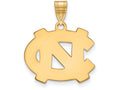 Logoart Sterling Silver Gp University Of North Carolina Medium Pendant