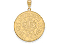 Logoart Sterling Silver Gp University Of Louisiana At Lafayette Extra Large  Pendant