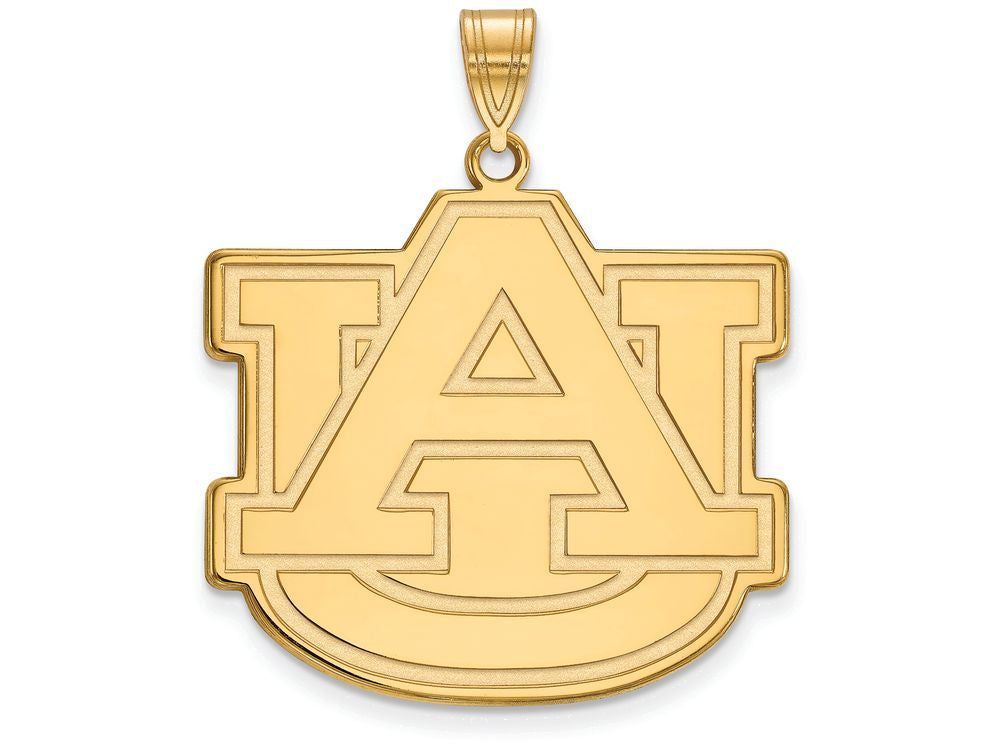 Logoart Sterling Silver Gp Auburn University Extra Large  Pendant