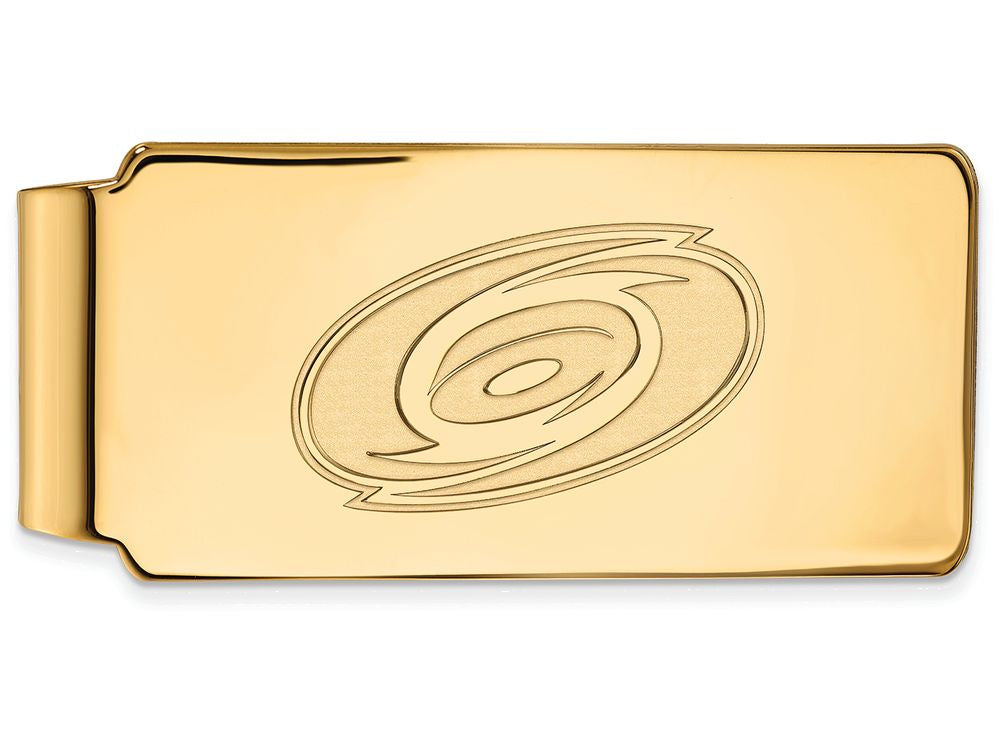 Sterling Silver Gp Nhl Logoart Carolina Hurricanes Money Clip