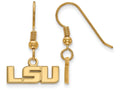 Logoart Sterling Silver Gp Louisiana State University Extra Small Dangle Earrings