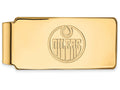 Sterling Silver Gp Nhl Logoart Edmonton Oilers Money Clip