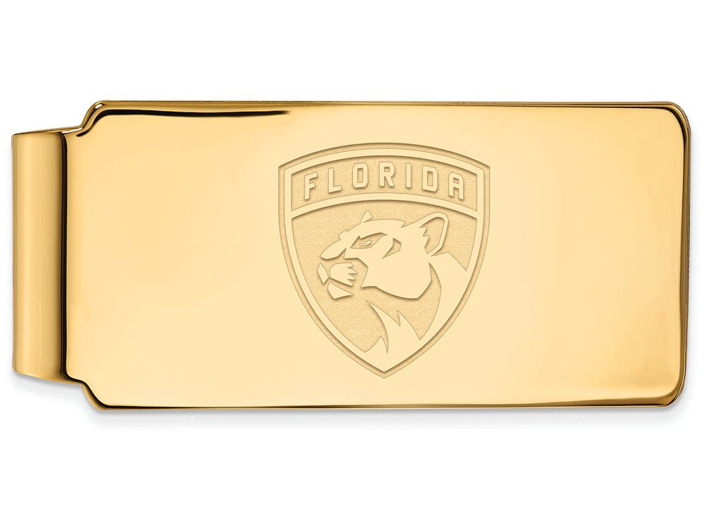 Sterling Silver Gp Nhl Logoart Florida Panthers Money Clip