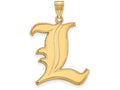 Logoart Sterling Silver Gp University Of Louisville Extra Large  Pendant
