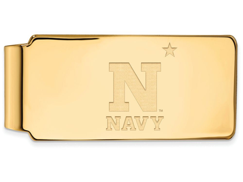 Logoart Sterling Silver Gp Navy Money Clip
