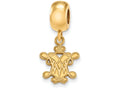 Logoart Sterling Silver Gp William And Mary Small Dangle Bead