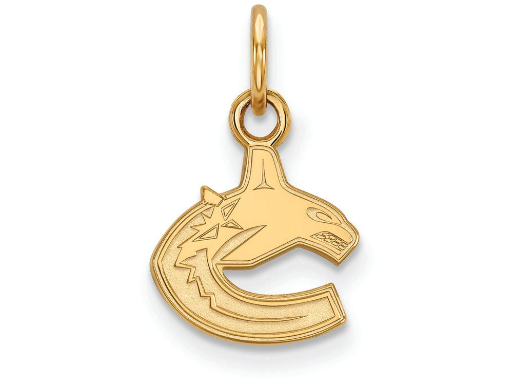 Logoart Sterling Silver Gp Vancouver Canucks Extra Small Pendant