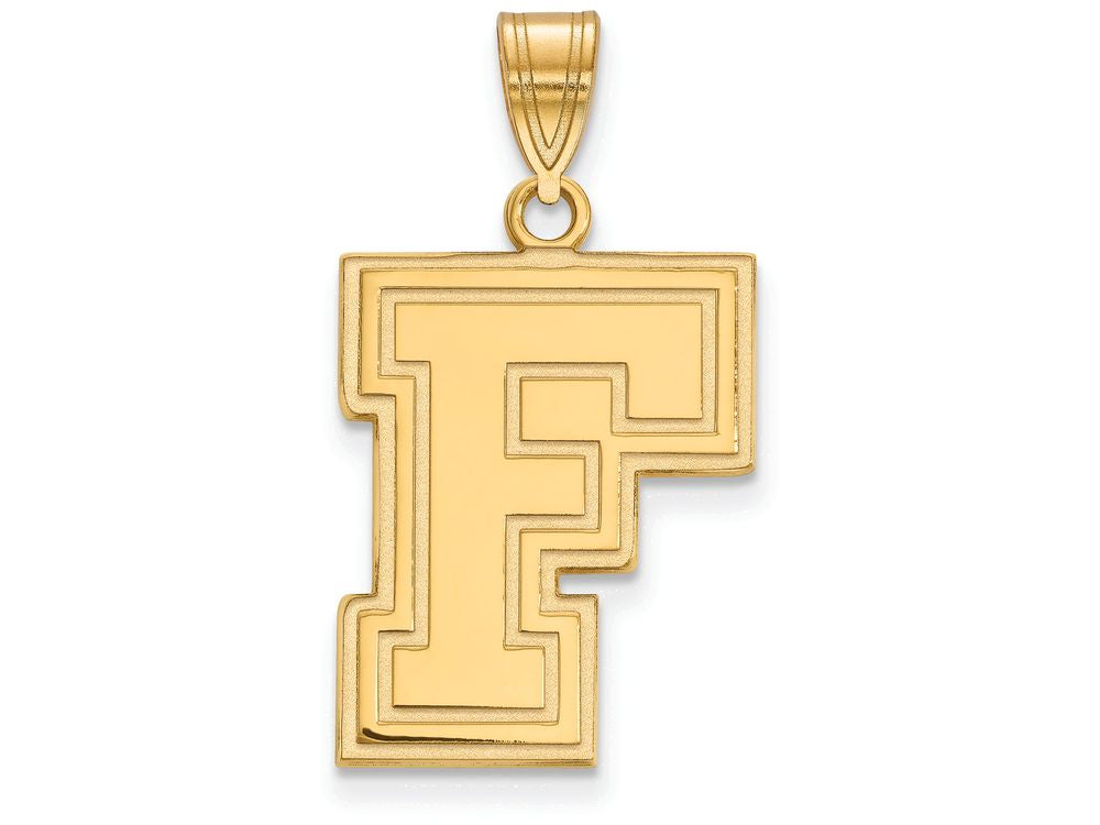 Logoart Sterling Silver Gp Fordham University Large Pendant
