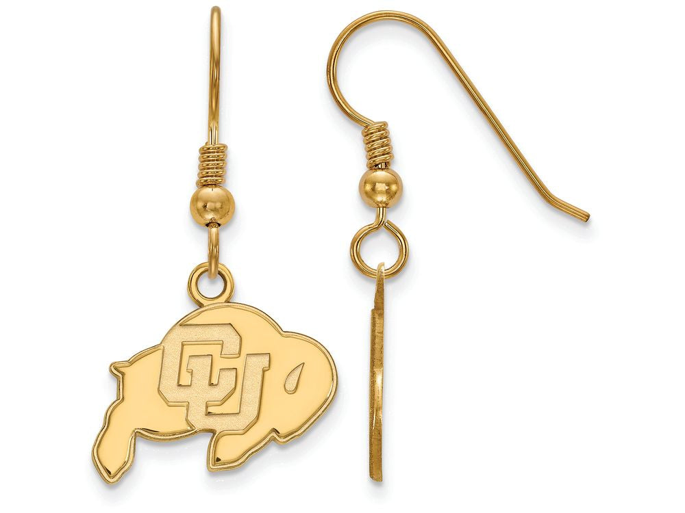 Logoart Sterling Silver Gp University Of Colorado Small Dangle Earrings