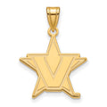Logoart Sterling Silver Gp Vanderbilt University Large Pendant